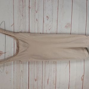 CASS AND CO. INVISIBELLAS Luxury Shapewear Mini Dress Size L / XL Nude Beige